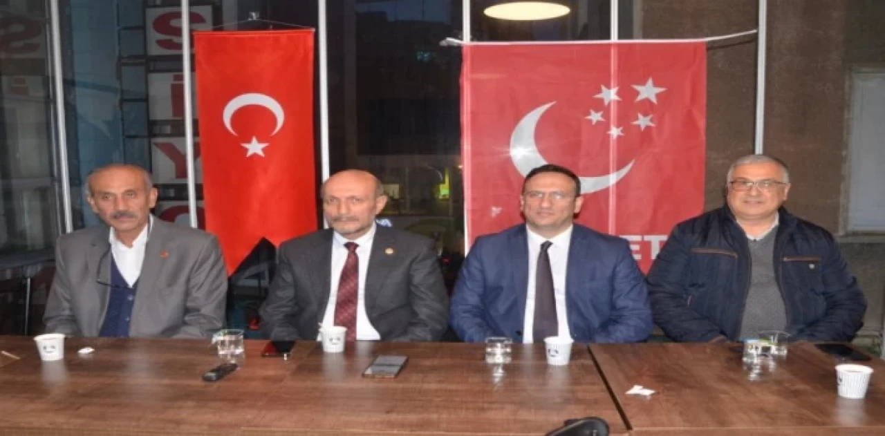 Saadet Partisi Keşan’da oda başkanları ile buluştu