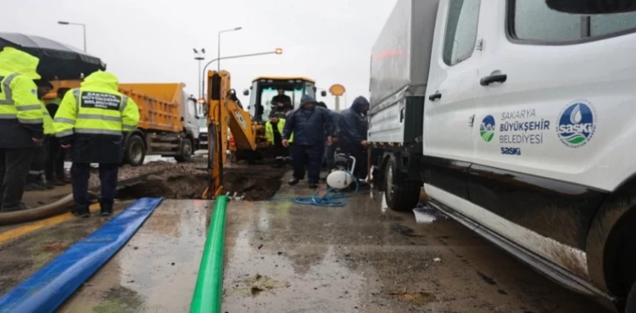 Sakarya Büyükşehir’den Ferizli içme suyu hattı seferberliği