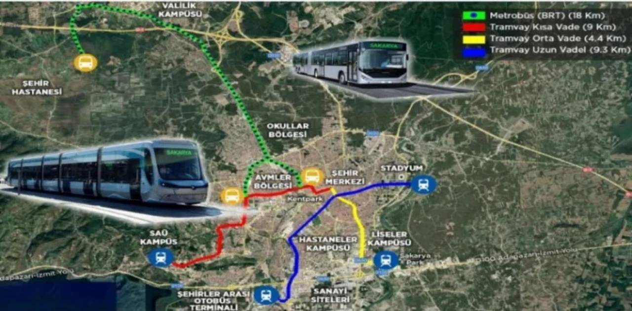 Sakarya’nın raylı sistem için ilk adım atıldı