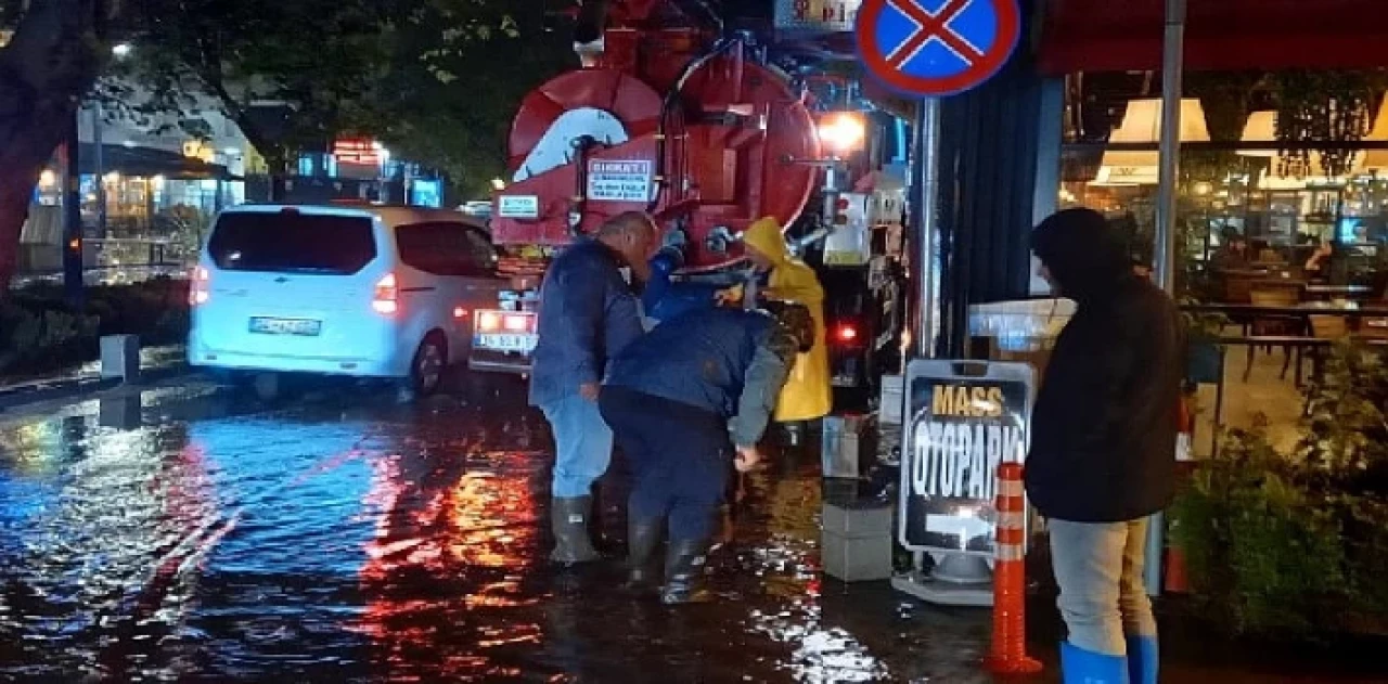 Şiddetli yağışlarda isu’dan yoğun mesai