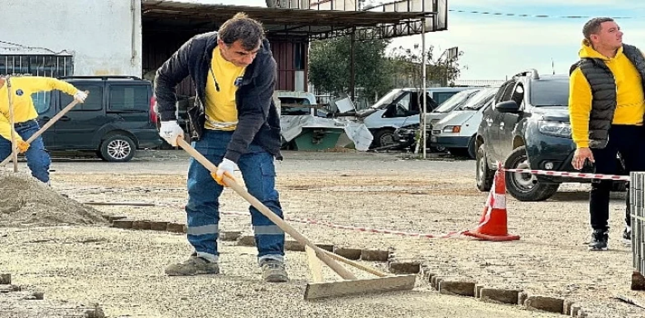 Başkan Atabay, cumhuriyet mahallesi’ndeki çalışmaları denetledi