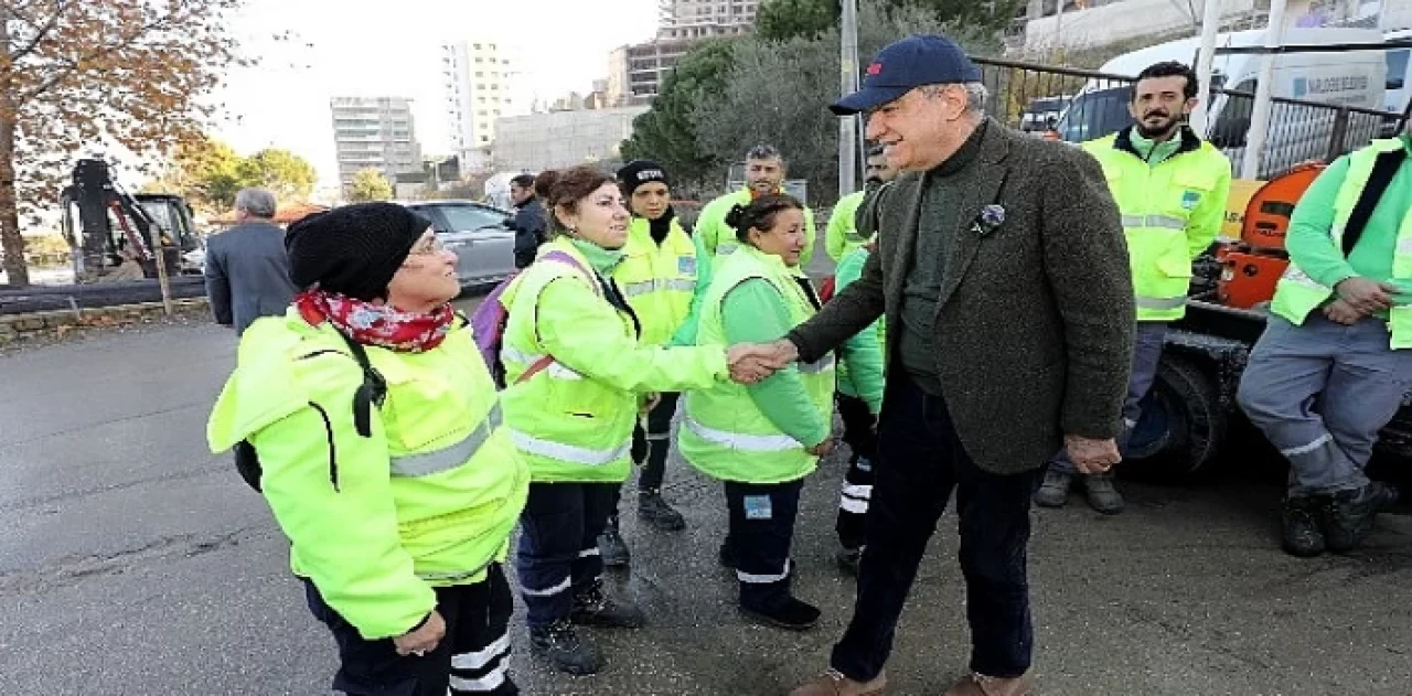 Başkan Engin, çalışanların yeni yılını kutladı