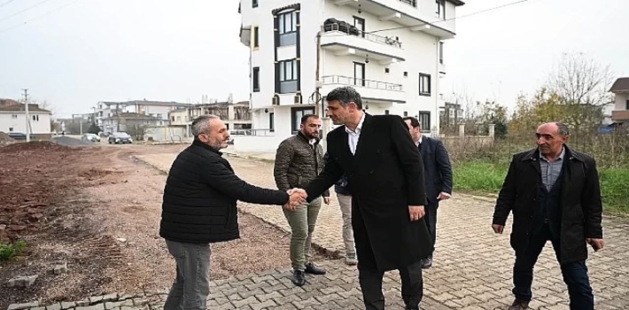 Başkan kocaman çalışmaları yerinde inceledi