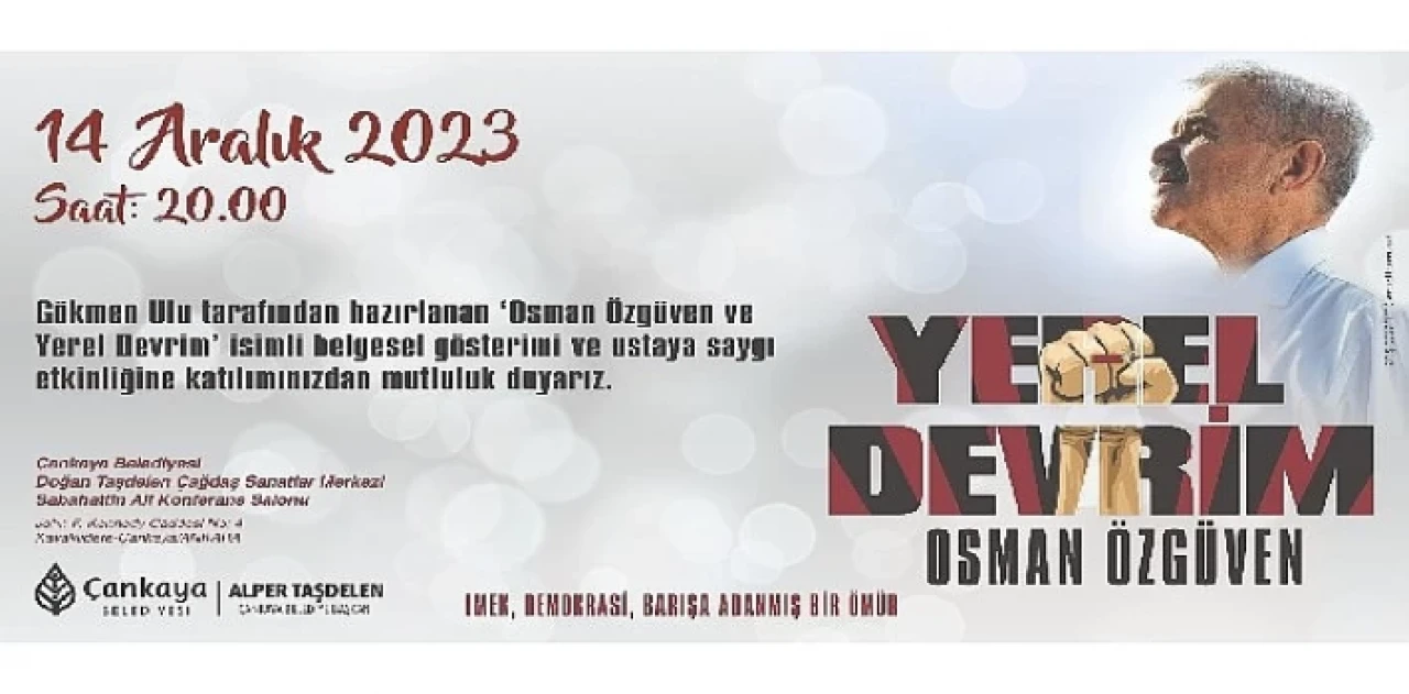 Çankaya’da ”yerel devrim”