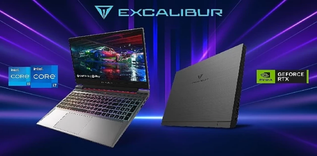 Excalibur G870 oyunda güç arayanlar için 13. Nesin Intel i5 ve i7 işlemcilerle birlikte Nvidia RTX 4060 ve 4050 ekran kartıyla yenilendi