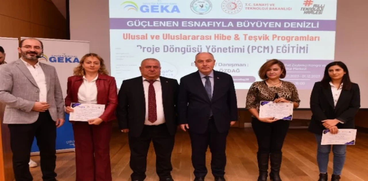 ’Güçlenen esnafıyla büyüyen Denizli’ projesi sertifikalandırdı