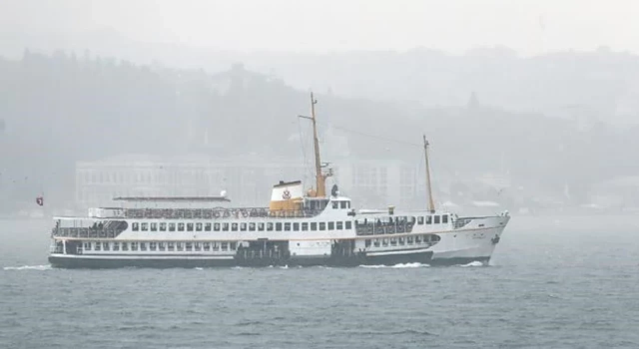 İstanbul'da ikinci bir duyuruya kadar bazı vapur seferleri iptal edildi