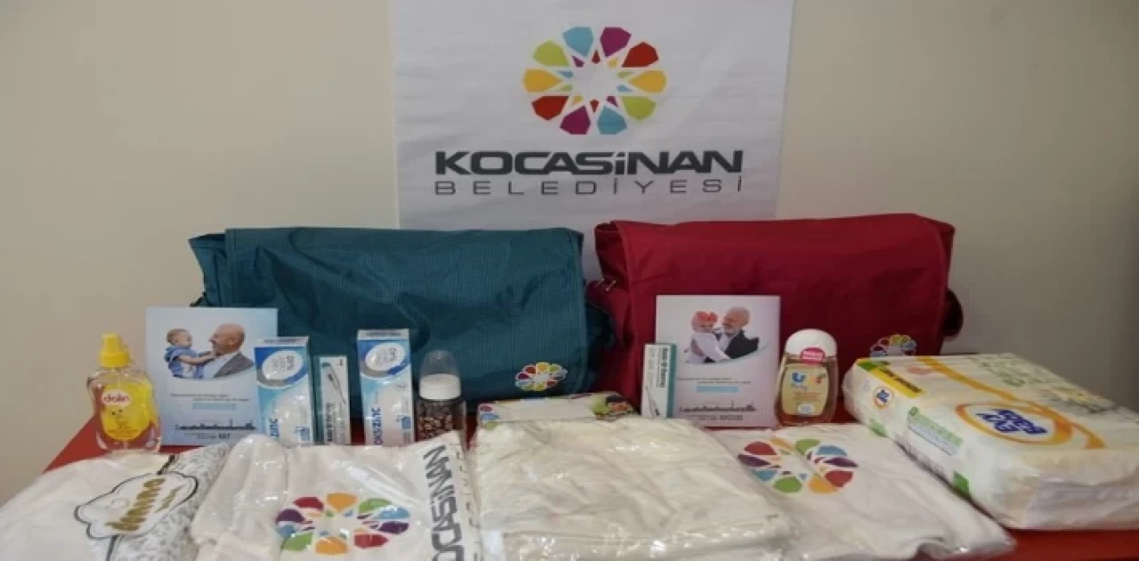 Kayseri Kocasinan’dan ’hoş geldin bebek’ hediyesi