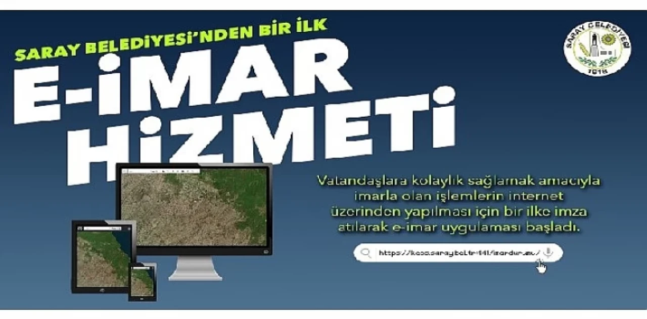 Saray Belediyesi’nden e- imar hizmeti