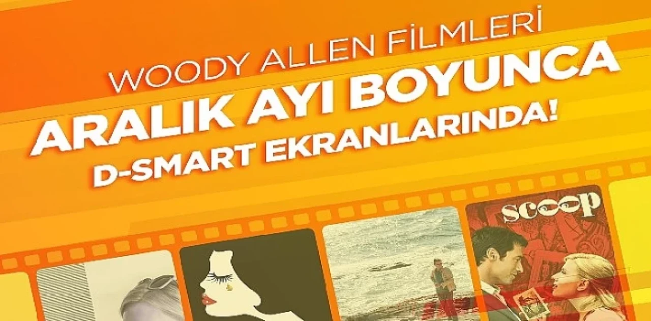 Woody Allen filmleri Aralık ayı boyunca D-Smart ekranlarında!