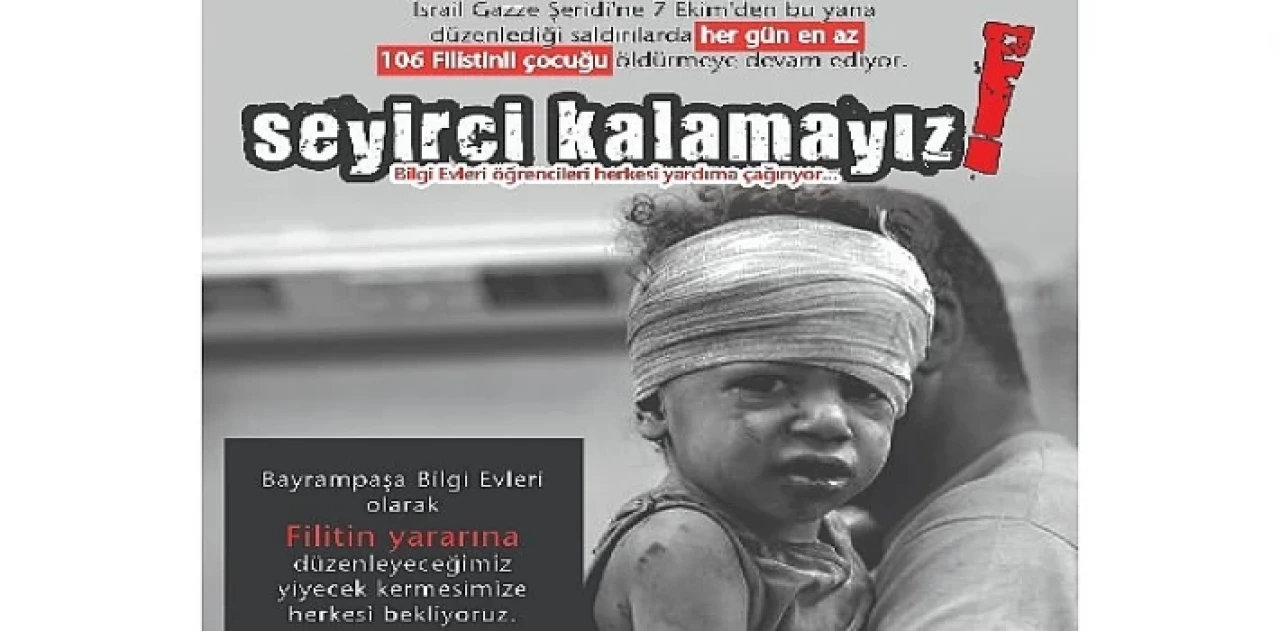 Bayrampaşalı çocuklardan Gazzeli çocuklar için kermes