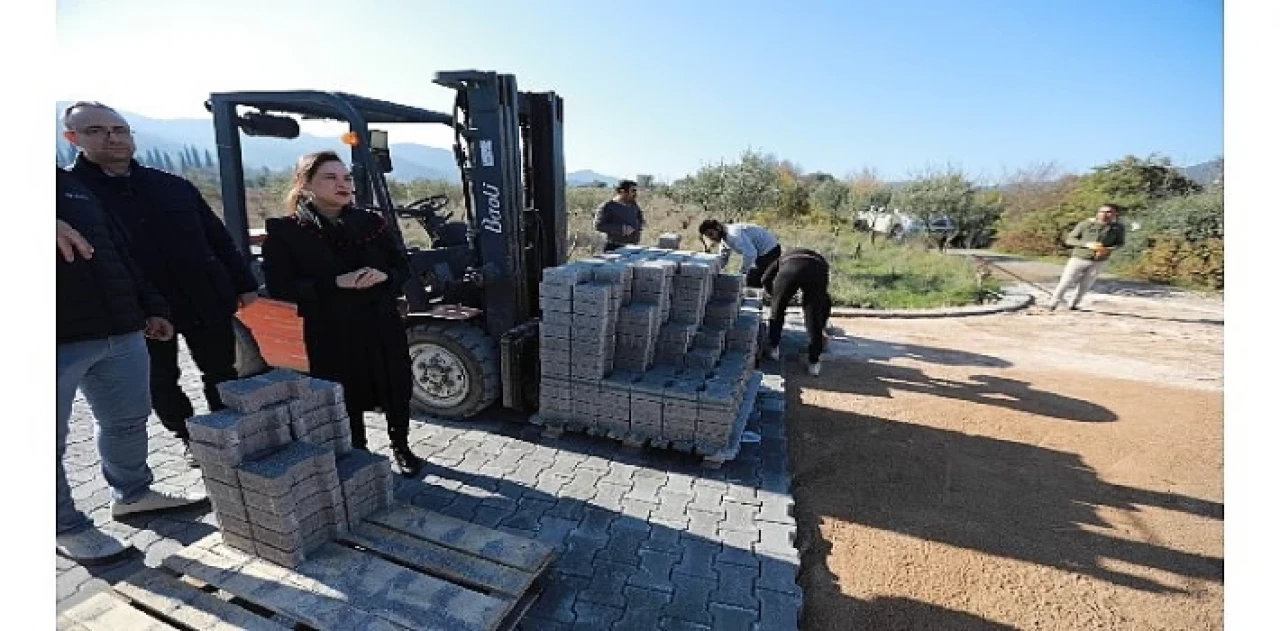 Filiz başkan gökçealan’daki yol çalışmalarını anlattı: kenti nakış nakış işliyoruz