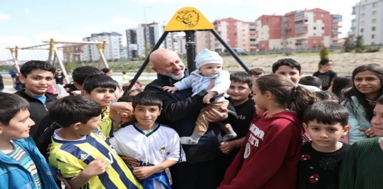 Kayseri Kocasinan’dan çocuklar için toprak çalışması