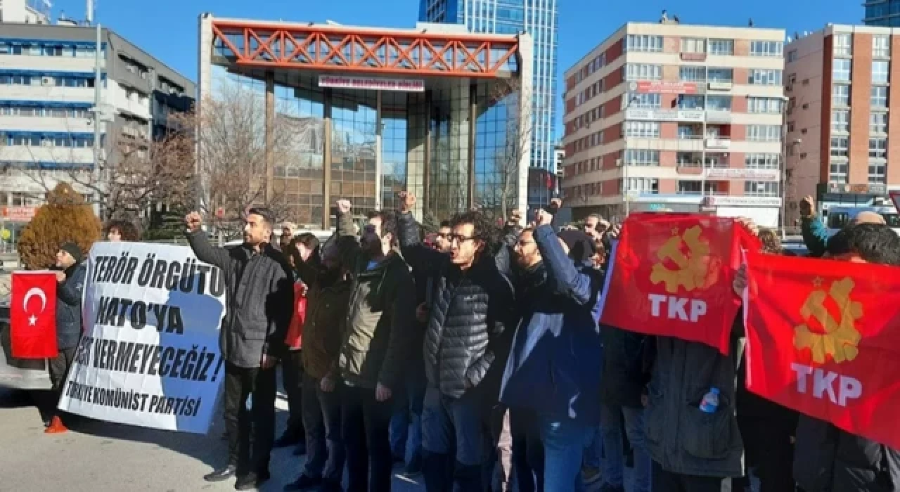 TKP'den TBMM önünde NATO eylemi