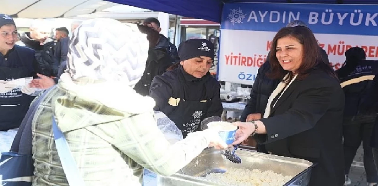 Aydın Büyükşehir Belediyesi’nden Miraç Kandili ve 6 Şubat depreminde hayatını kaybeden vatandaşlar için hayır