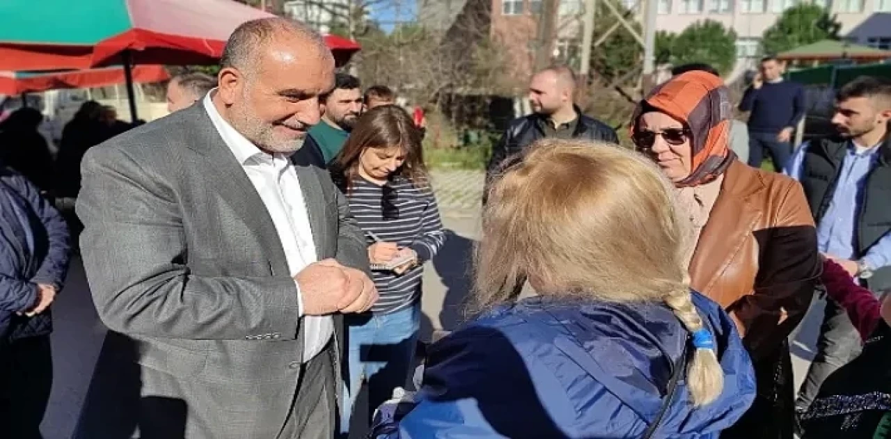 Başkan İbrahim Sandıkçı’ya Sevgi Seli