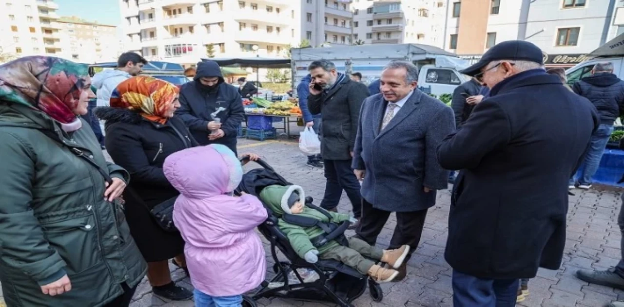 Başkan Yalçın’a yoğun ilgi