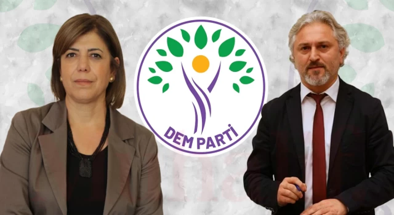 DEM Parti'nin İBB Eş Başkan adayları Meral Danış Beştaş ve Murat Çepni oldu