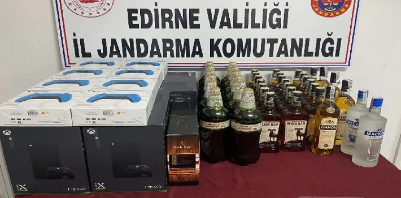 Edirne’de kaçakçılık operasyonu