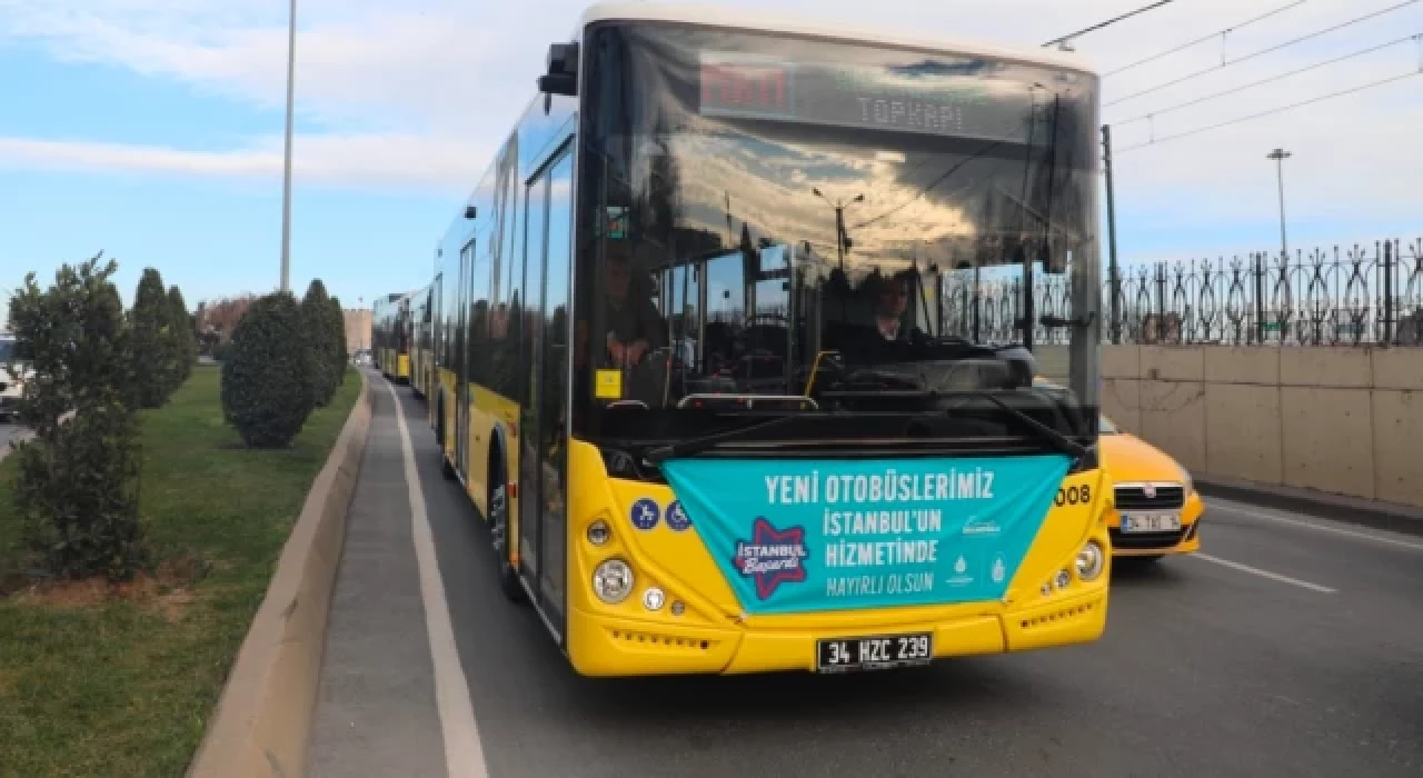 İstanbul’un yeni otobüsleri yollarda