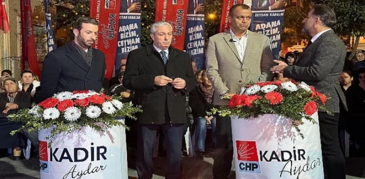 Kadir Aydar’ın kurduğu Ceyhan ittifakına önemli transferler: Ceyhan’ın Ak Partili ve MHP’li başkanları CHP’ye geçti 