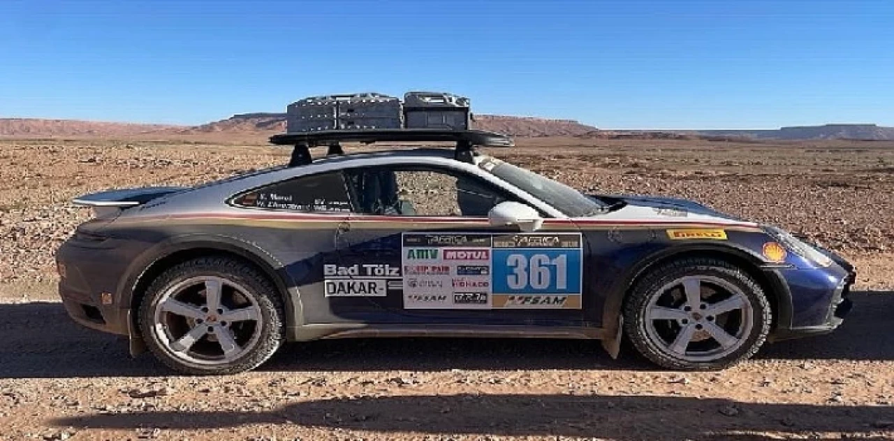 Pirelli Scorpion All Terrain Plus için çöl testi: Porsche 911 Dakar,  Almanya-Senegal Parkurunu tek lastik setiyle tamamladı