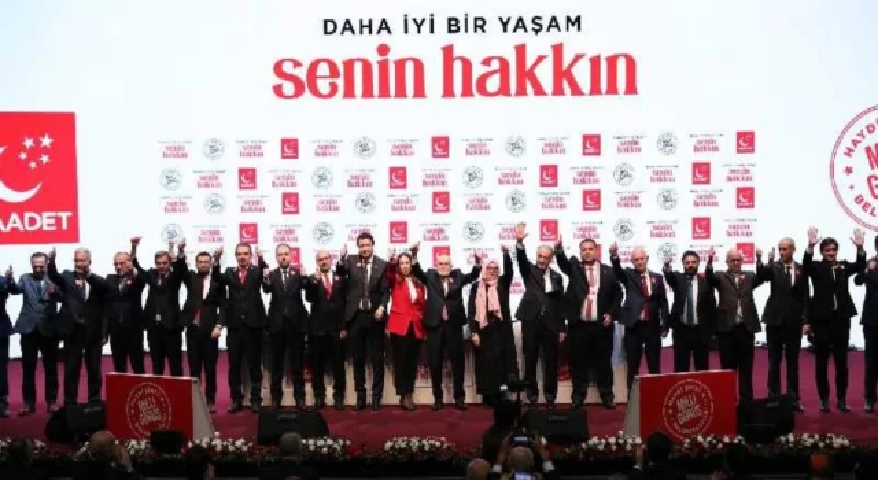 Saadet Partisi, 339 belediye başkan adayını açıkladı