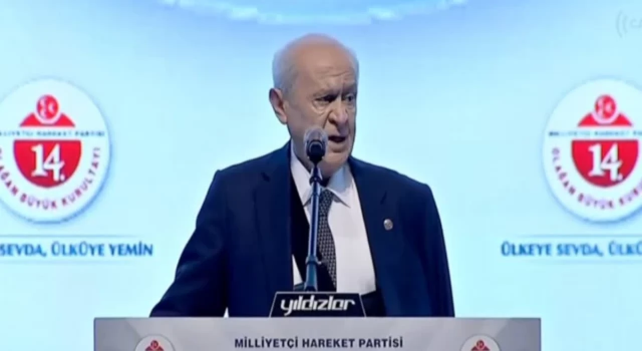 Bahçeli'den Erdoğan'a: Ayrılamazsın, Türk milletini yalnız bırakamazsın!