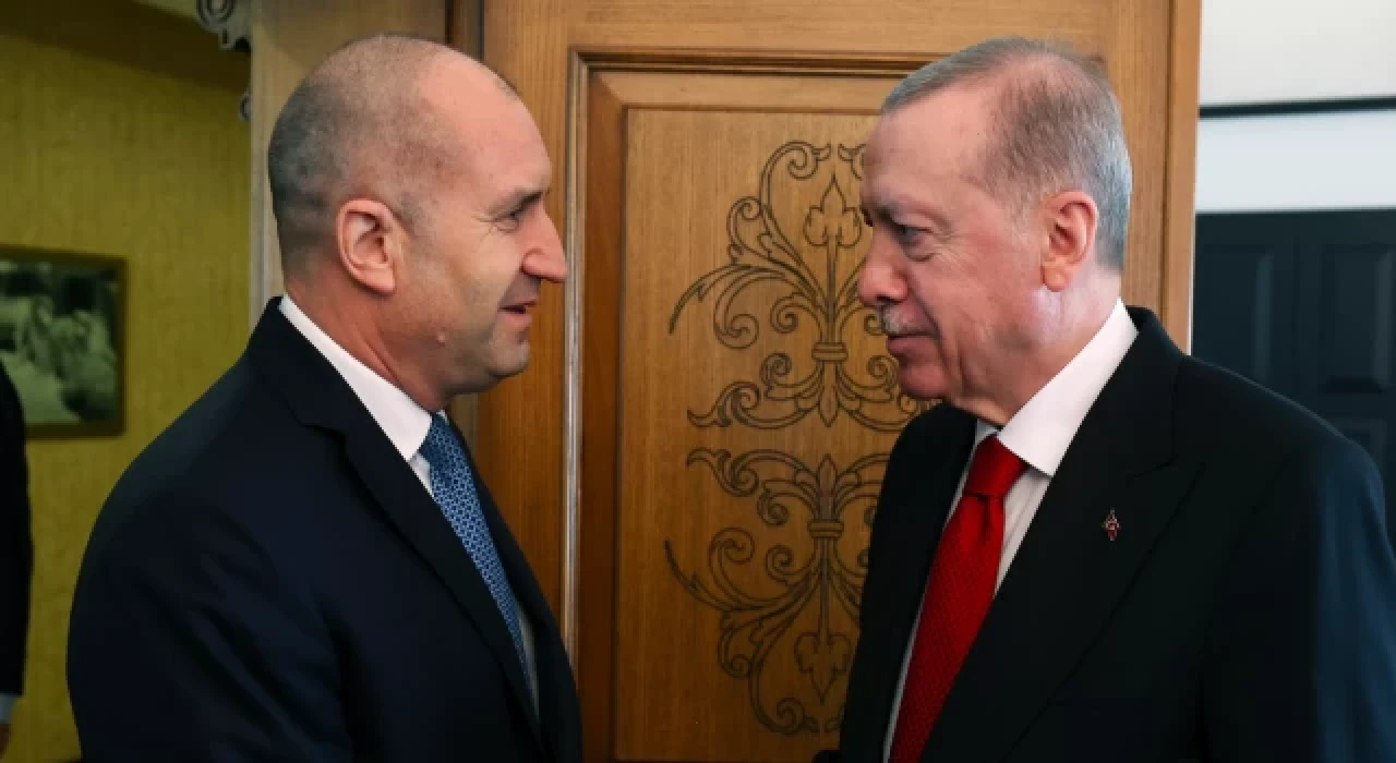 Erdoğan, Bulgaristan Cumhurbaşkanı Radev ile bir araya geldi