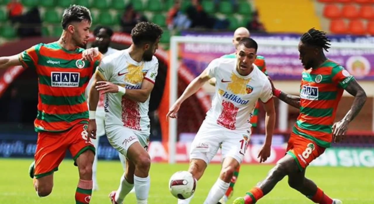 Maç sonucu: Alanyaspor 1-0 Kayserispor