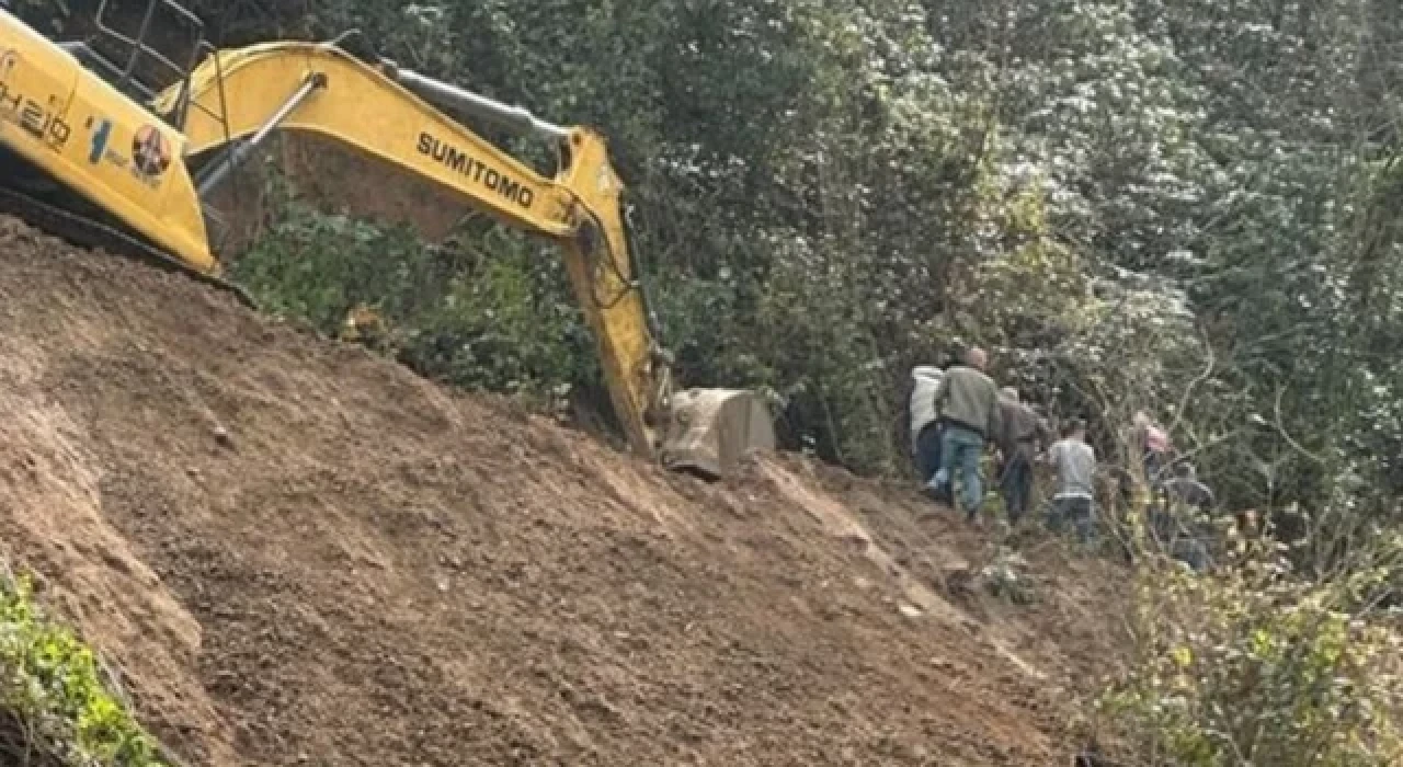 Trabzon'da 3 işçi göçük altında kaldı!