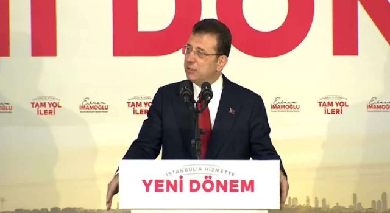 Ekrem İmamoğlu: Halkımız, "demokrasi, hukuk,adalet, barış ve özgürlük istiyoruz" dedi