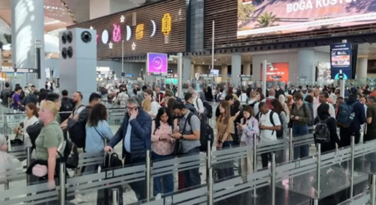 İstanbul Havalimanı'nda Ramazan Bayramı yoğunluğu