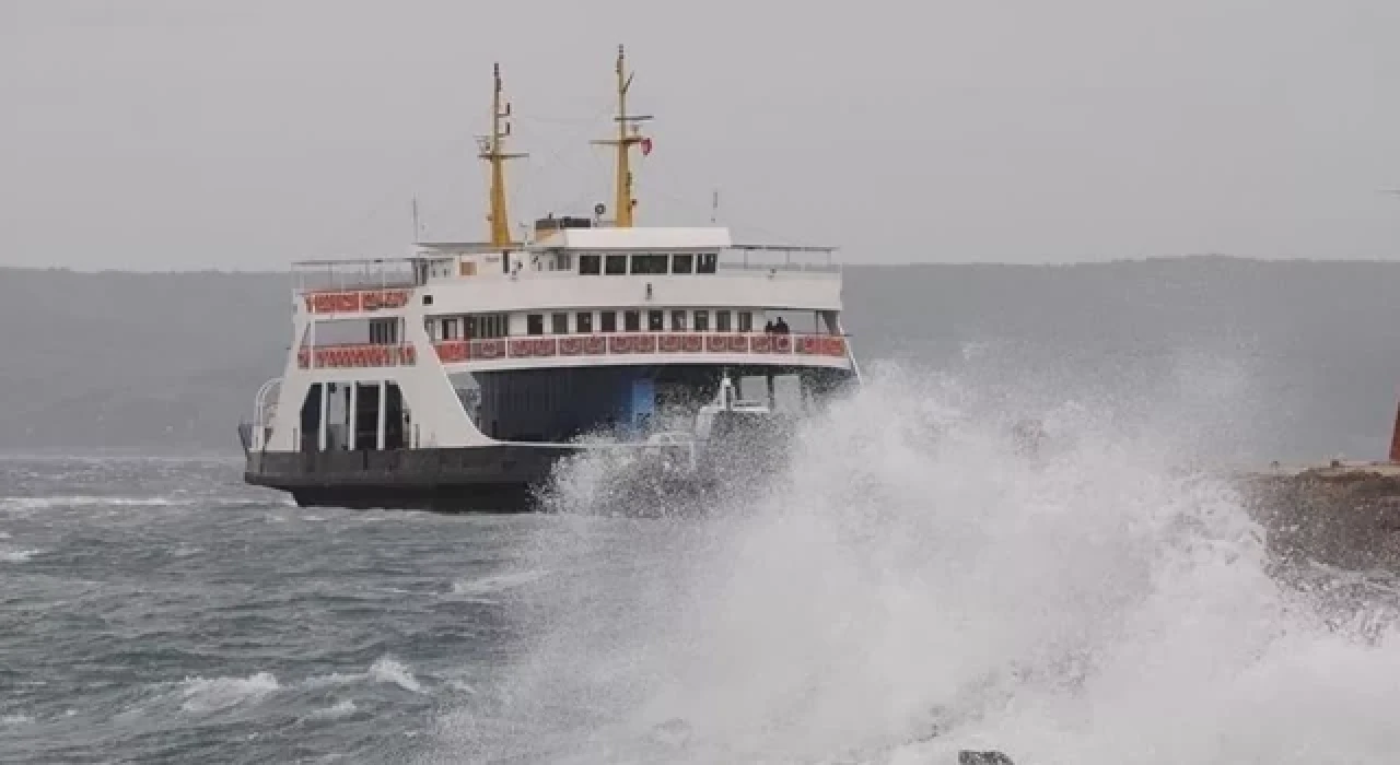 İstanbul’da deniz ulaşımına olumsuz hava engeli