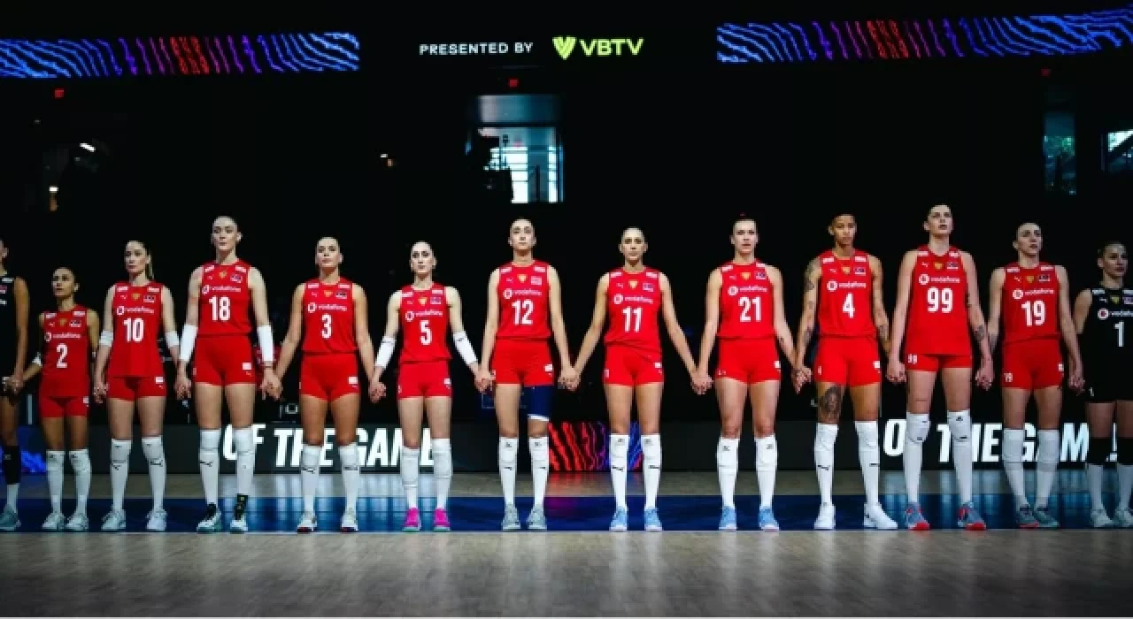 'Filenin Sultanları' FIVB Kadınlar Milletler Ligi'nde Almanya'yı yendi