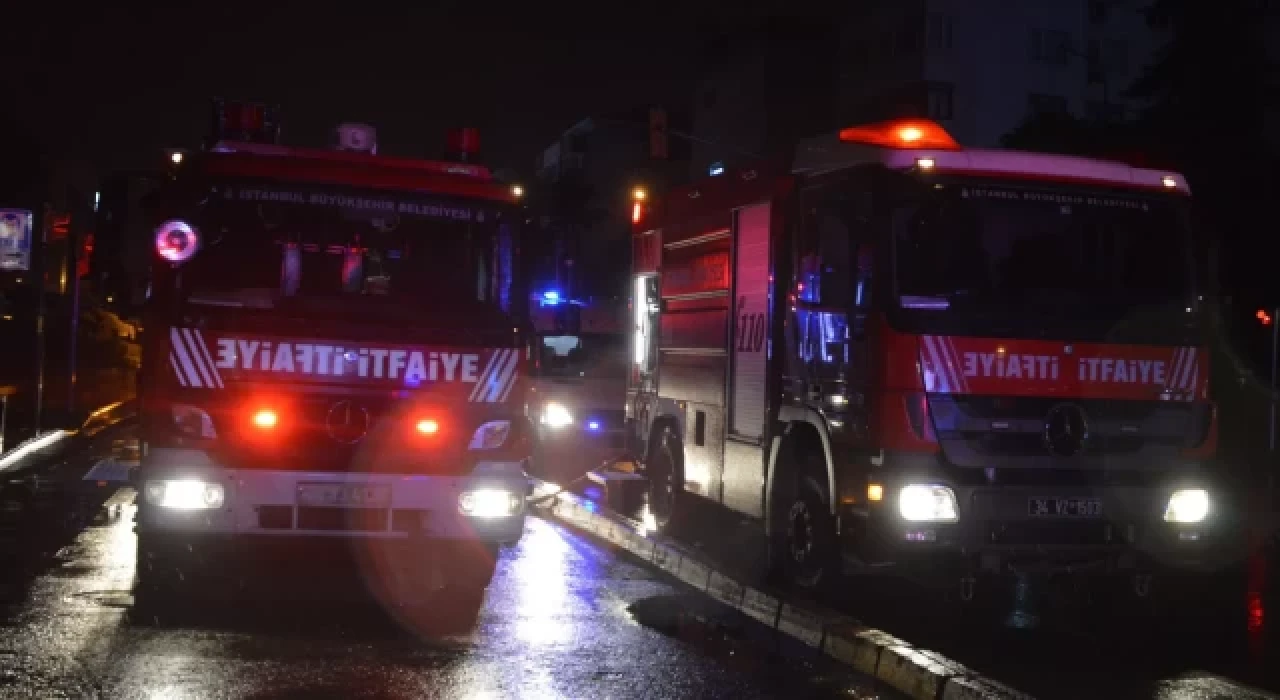 Beşiktaş Tüpraş Stadı'nda yangın