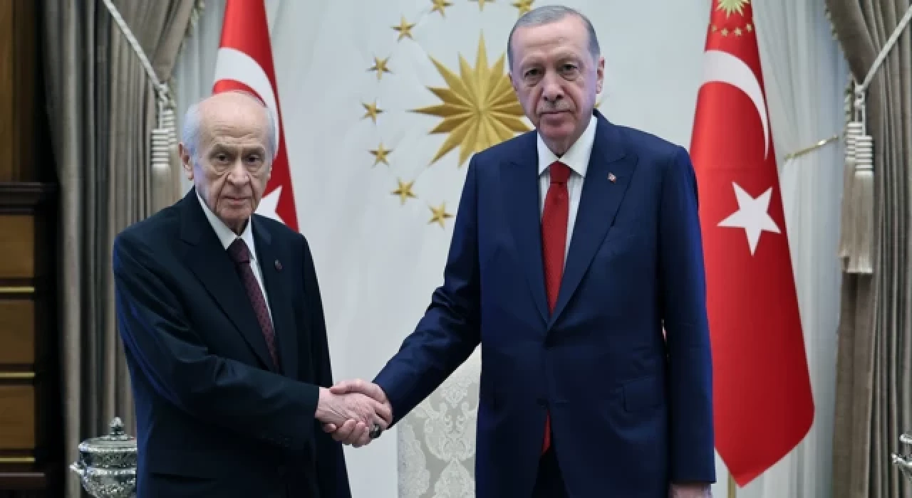 Cumhurbaşkanı Erdoğan, MHP Genel Başkanı Bahçeli ile görüştü