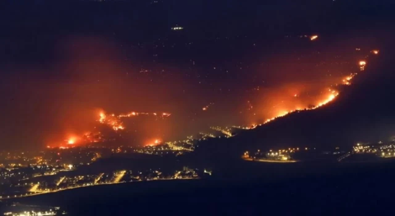 Hizbullah'tan İsrail'e saldırı: Birçok noktada yangın çıktı