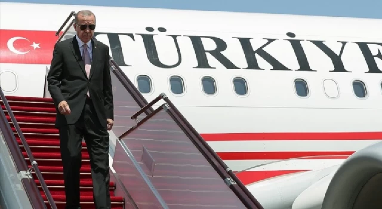 Cumhurbaşkanı Erdoğan, Astana'ya gitti