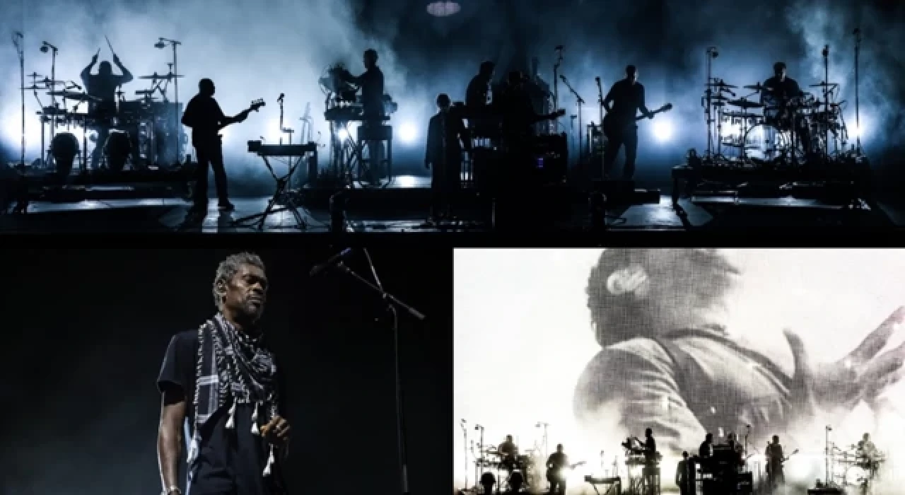 İngiliz müzik grubu Massive Attack, İstanbul'da konser verdi