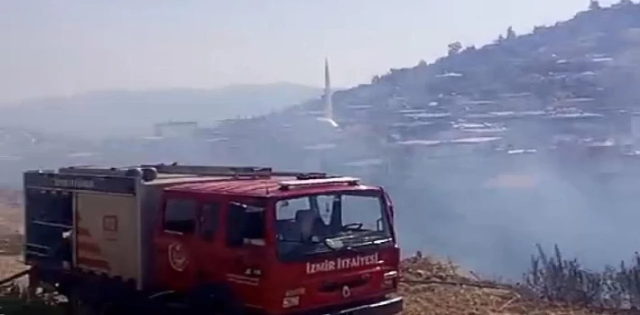 İzmir İtfaiyesi kentin dört bir yanında yangınlarla mücadele ediyor