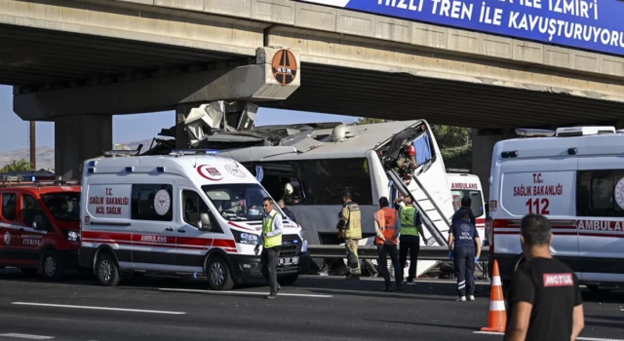 Ankara'da otobüs kazası: Çok sayıda ölü ve yaralı var