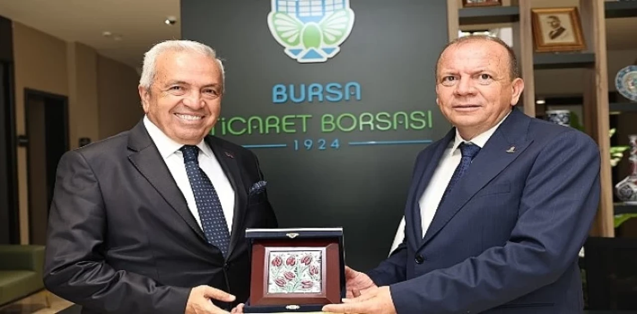 Başkan Şadi Özdemir’den Bursa Ticaret Borsası’na ziyaret