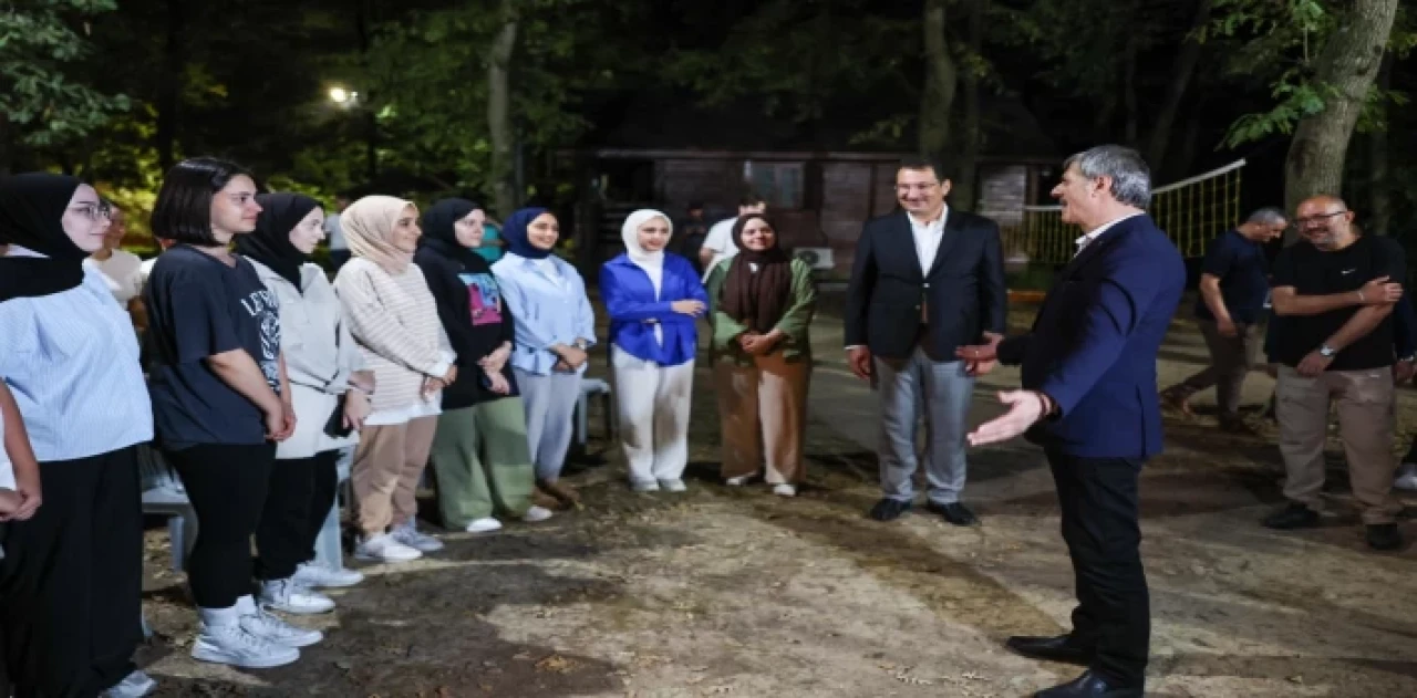 Sakarya’da Başkan Alemdar’dan kamp ateşi başında sohbet