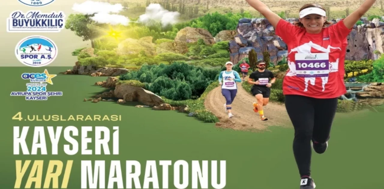 4’üncü Uluslararası Kayseri Yarı Maratonu’nda geri sayım başladı