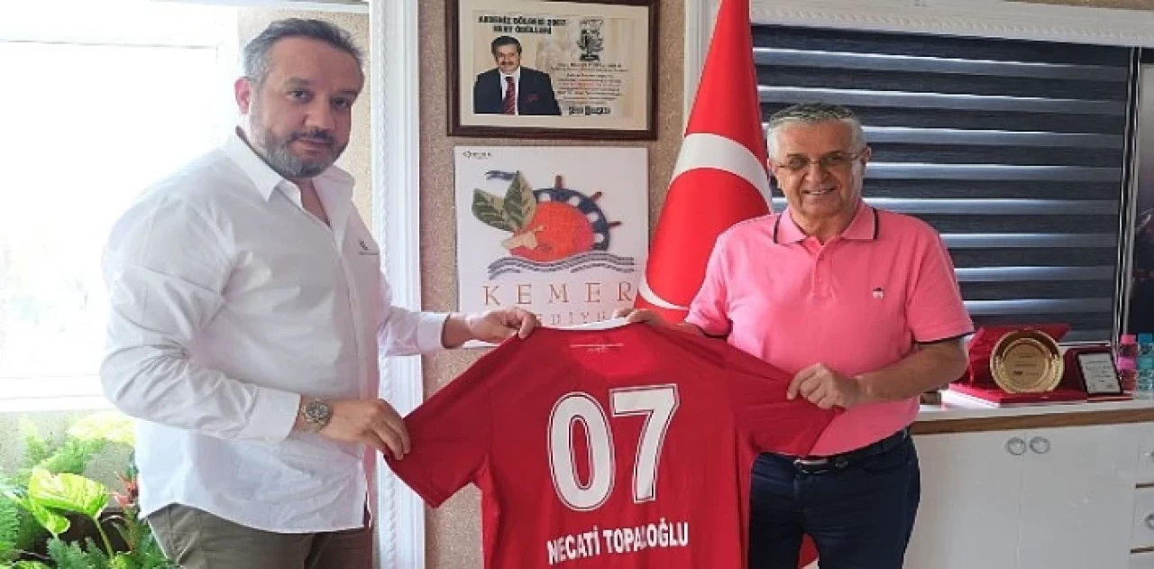 Antalyaspor Başkanı Boztepe’den Başkan Topaloğlu’na ziyaret