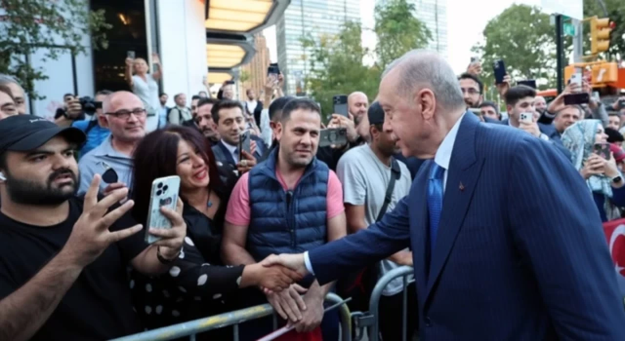 Erdoğan, New York'ta ilgiyle karşılandı