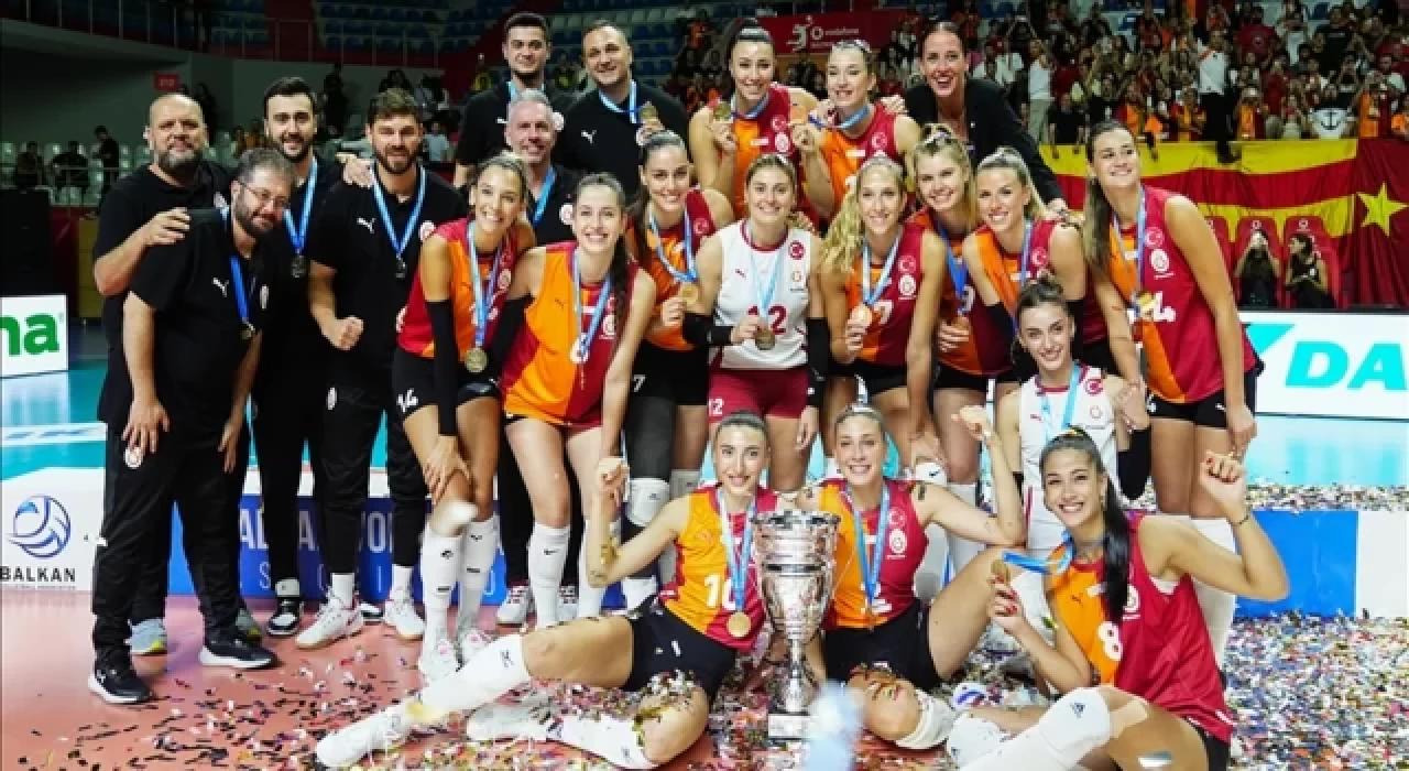 Galatasaray Daikin, Balkan Kupası'nda şampiyon oldu!