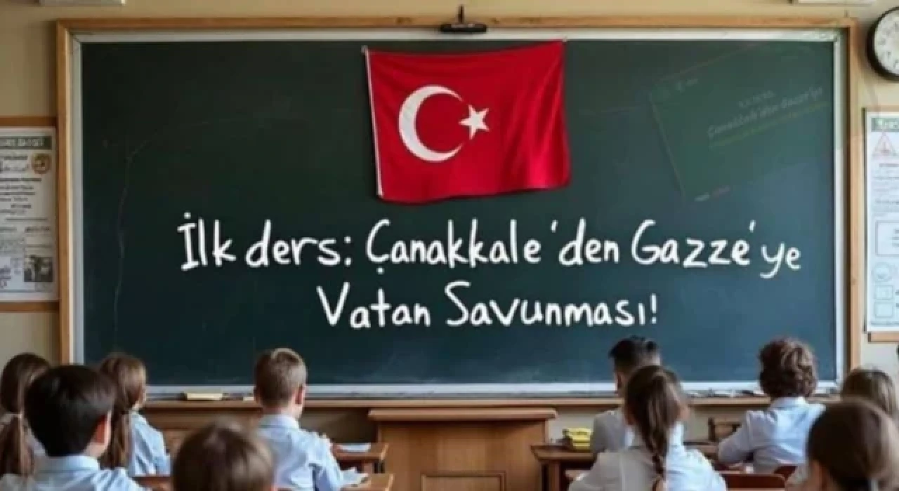 MEB'in "Çanakkale'den Gazze'ye" dersine eğitimcilerden tepki!