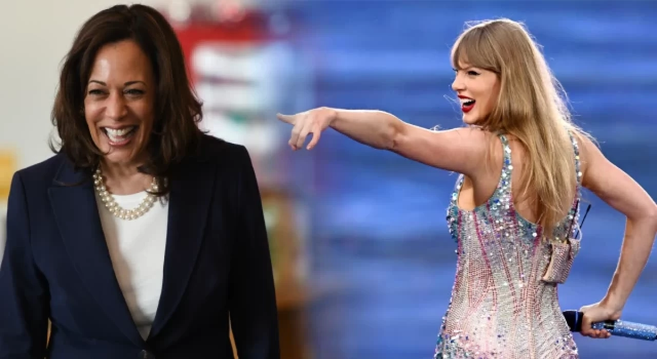 Taylor Swift, 2024 başkanlık seçimleri için Kamala Harris'i destekledi